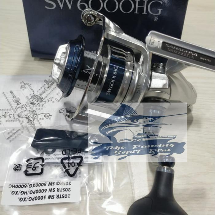 Reel Shimano Saragosa Sw 6000Hg New 2020 Original Dan Terpercaya