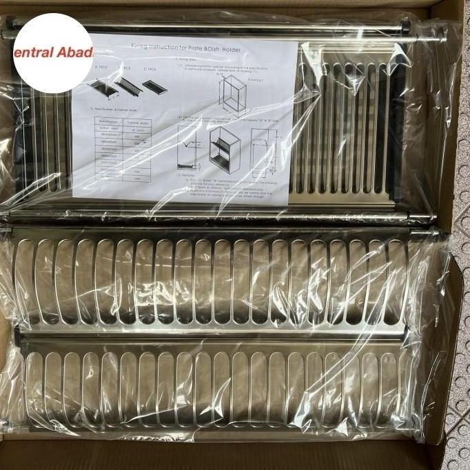 rak piring stainless kitchen set 60cm Bumbu