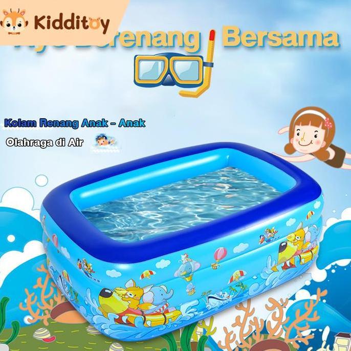 Berkualitas kolam renang anak jumbo kolam mandi bola Swimming Pool portable