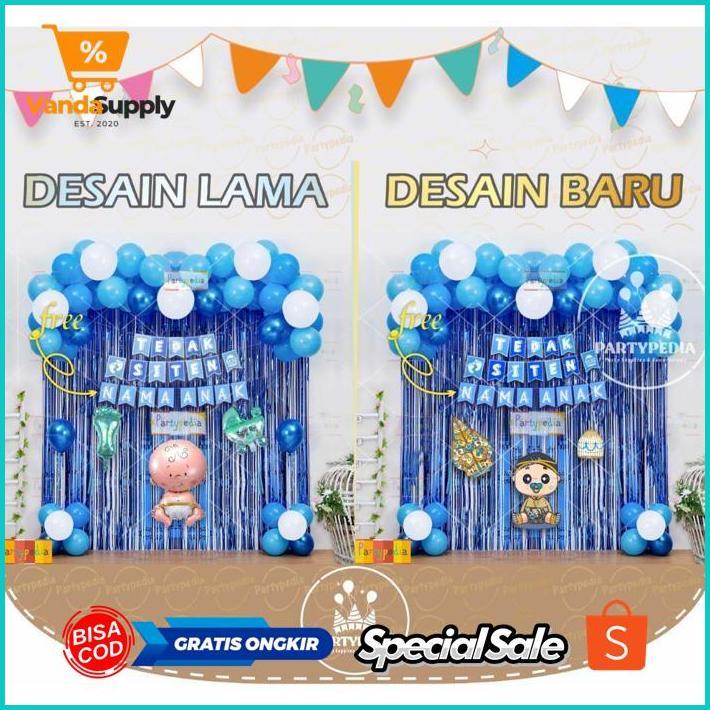 VANDASUPPLY PAKET DEKORASI TEDAK SITEN ANAK/BAYI LAKI-LAKI VIRAL