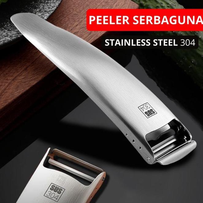 Premio Parutan Peeler Alat Kupas Pengupas Buah Kentang Sayur Serbaguna