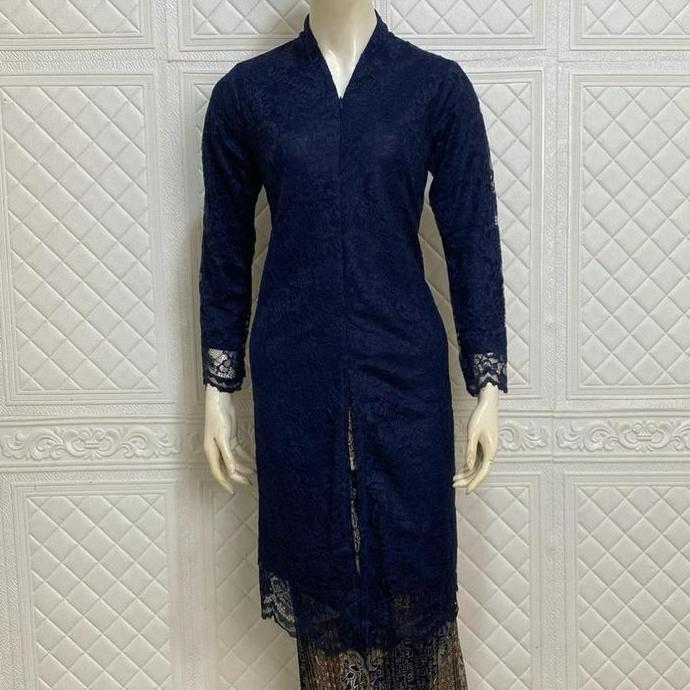 Atasan Kebaya Brukat Model V Tunik Kebaya Brukat  Kebaya Brukat Tunik Busui Kebaya V Brukat Premium 