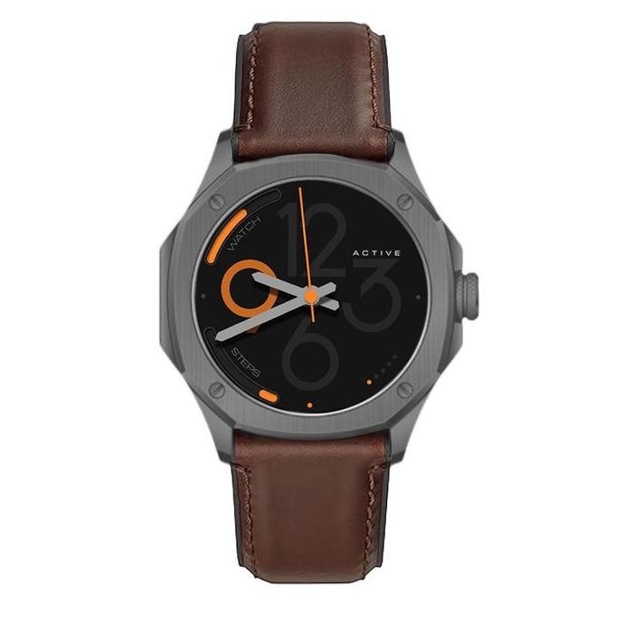 Smartwatch Parlent Gallant Active with Dual Material Strap (Leather on surface and rubber on base)