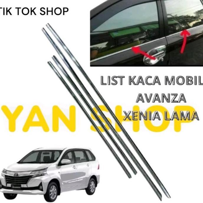 Window Liner Lis Kaca Samping Pintu Toyota Avanza / Xenia 2004 2005 2006 2007 2008 2009 2010 2011 Ba