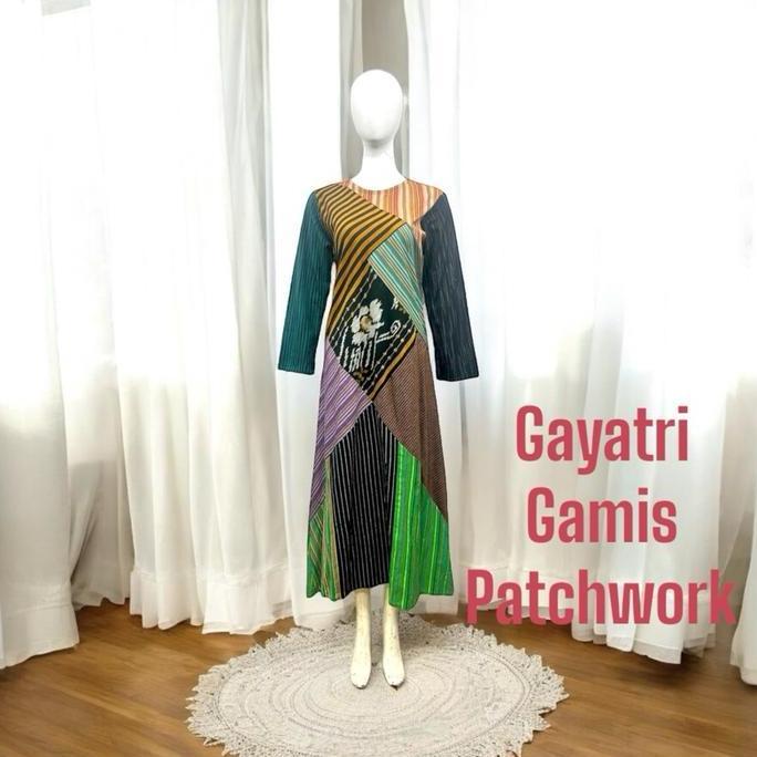 Gayatri Gamis Patchwork Tenun Lurik