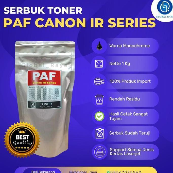 Promo Serbuk Toner Fotocopy /Serbuk Toner Fotocopy Paf Canon Ir Series