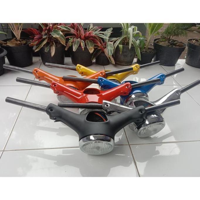 KEPALA SET C70 BATOK C70 ALUMUNIUM LAMPU MOTORCYCLE STIR ORIGINAL DAN TERPERCAYA