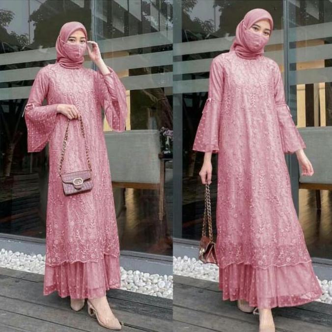 ANGEL DRESS BRUKAT TULLE / DRESS MUSLIM BCB