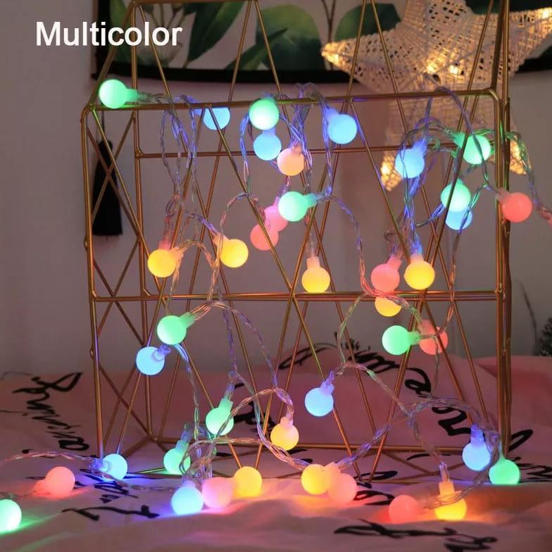 Ratnawatibox Lampu Tumblr Tumbler  100 Led 10 Meter Warna Warni Tempel Dinding Lampu Tidur Kamar Kel