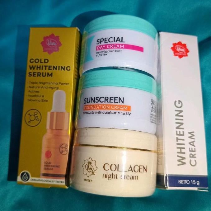 Surf_magandir - Paket Viva Skincare Daily 5 Produk Perawatan Wajah Flek Anti Aging Mencerahkan (Grat