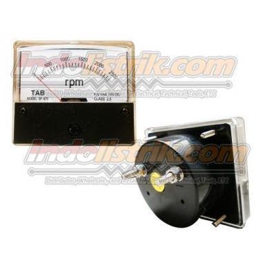 Tachometer / RPM Meter 0 - 2500 RPM- 1mA 10V DC Analog TAB ORIGINAL