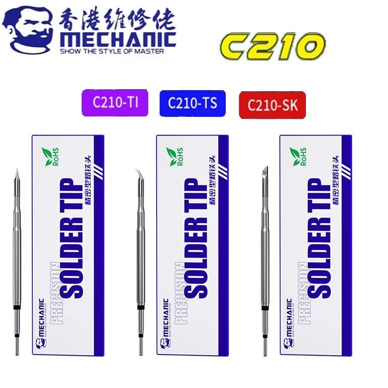 Mechanic C210 Soldering Iron Tips 210 Tips for T210-A T210-NA Sugon T26/T26D Soldering Handle Solder
