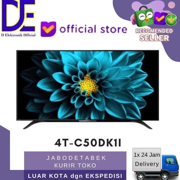 Terlaris Sharp 4T C50Dk1I Led 50 Inch Uhd 4K Hdr Smart Android Tv 11 4Tc50D1I