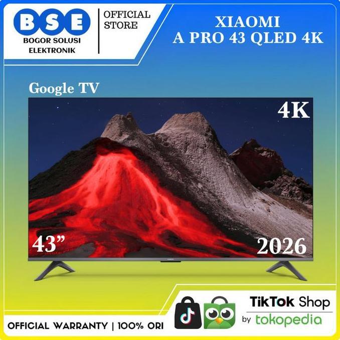 Terlaris Tv Xiaomi A Pro 43 Qled 4K Google Tv Xiaomi 43 Inch Xiaomi 43 Google Tv 4K Uhd 2026