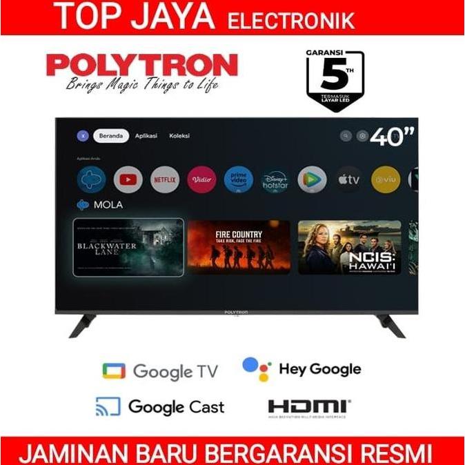 Terlaris Smart Tv 40 Inch Polytron Digital Google Tv/Tv Smart Polytron 40 Inch Digital Google Tv