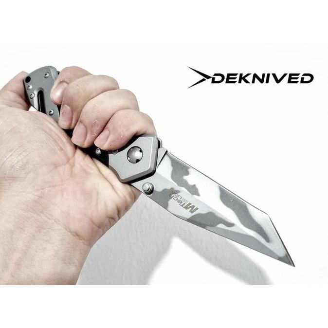 Terjangkau Pisau Lipat Survival Outdoor Titanium Mtech Made In U.S.A " Deknived "