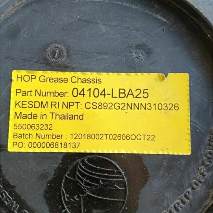 Hino Hop Nlgi-3 Grease / Gemuk Chasis / Casis / Stempet Nlgi3 - 15Kg Ready