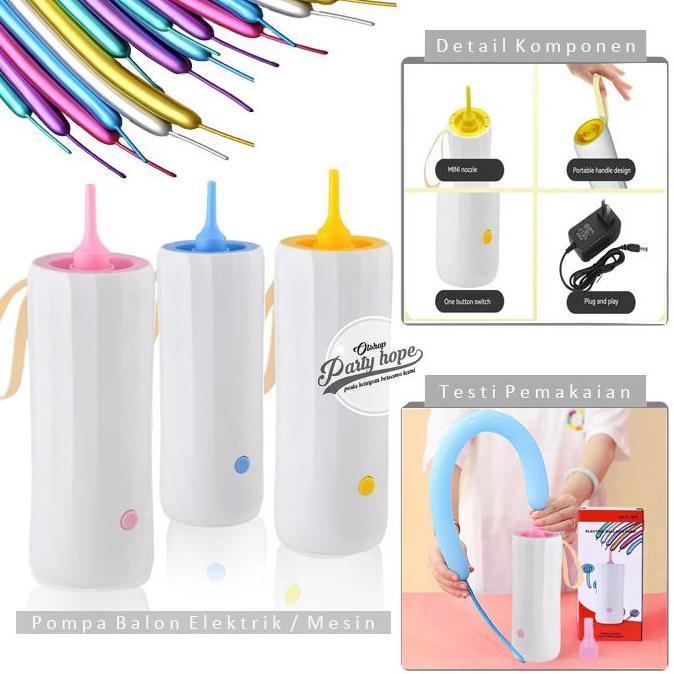 andalanMarket- pompa balon elektrik pentil / pompa balon pentil / pompa balon twist
