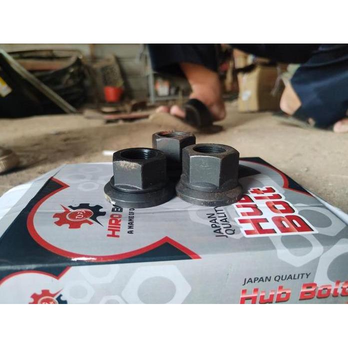 Baut Roda Truk Trailer / Hino 320 /  1041 / Hino 1042 / Hino Rk / Baut Roda Belakang / Grade 10,9 / 