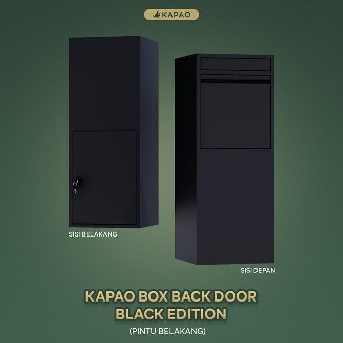 Ditamensee - Kotak Paket Online Besi Hitam Kapao LARGE