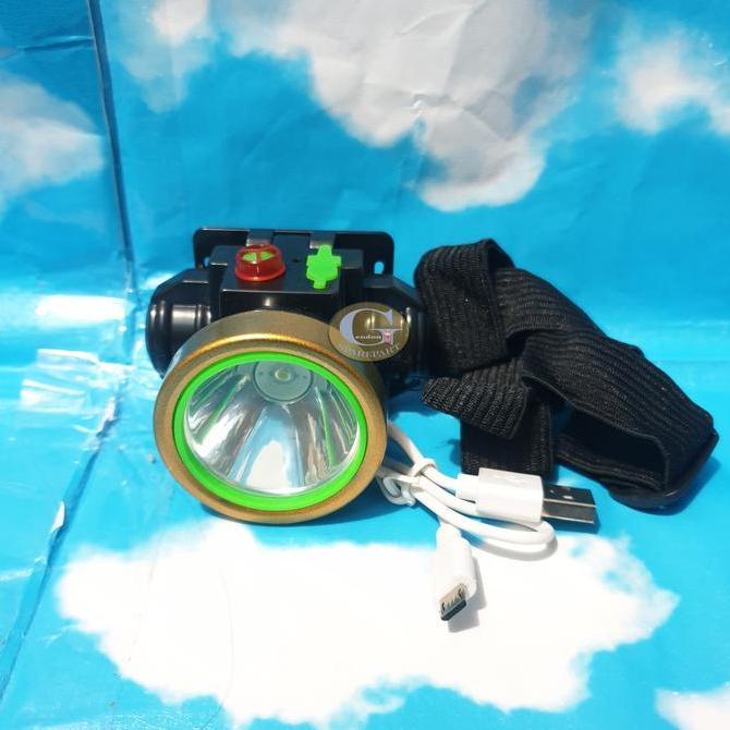 Diskon Senter Kepala Headlamp Super Led 10W / Senter Kepala Anti Air