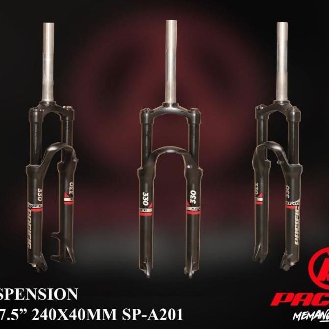 Promo Fork garpu pacific XRACE 330 ada lock kuncian sepeda mtb ban 27.5 Diskon