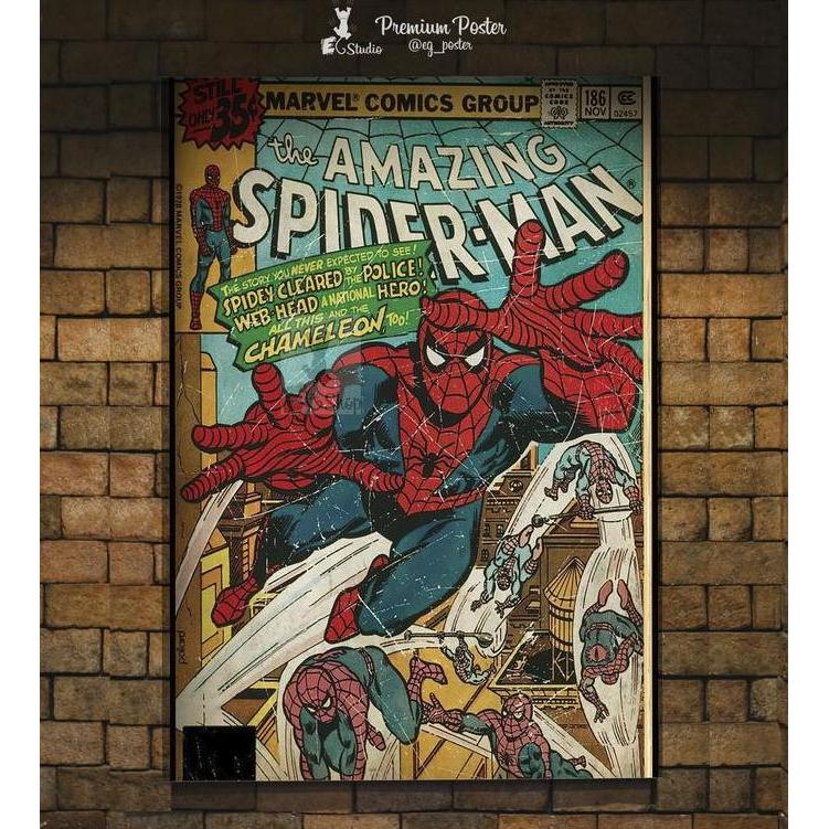 New- Poster Spider-Man Comic Cover - Poster Spider-Man
