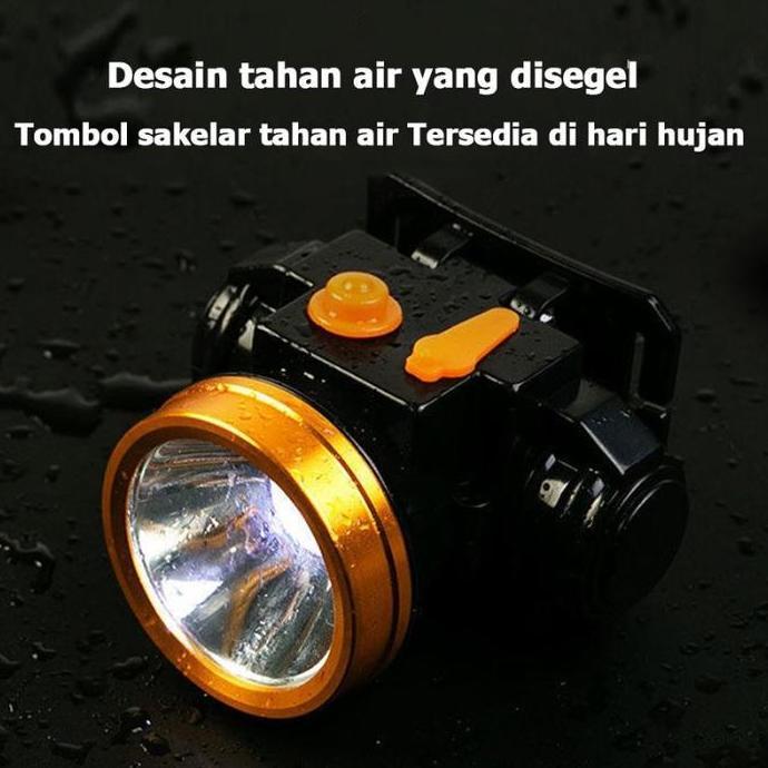 Spesial Senter Kepala Led Headlamp Super Terang / Lampu Kepala Zoom Outdoor Tahan Lama