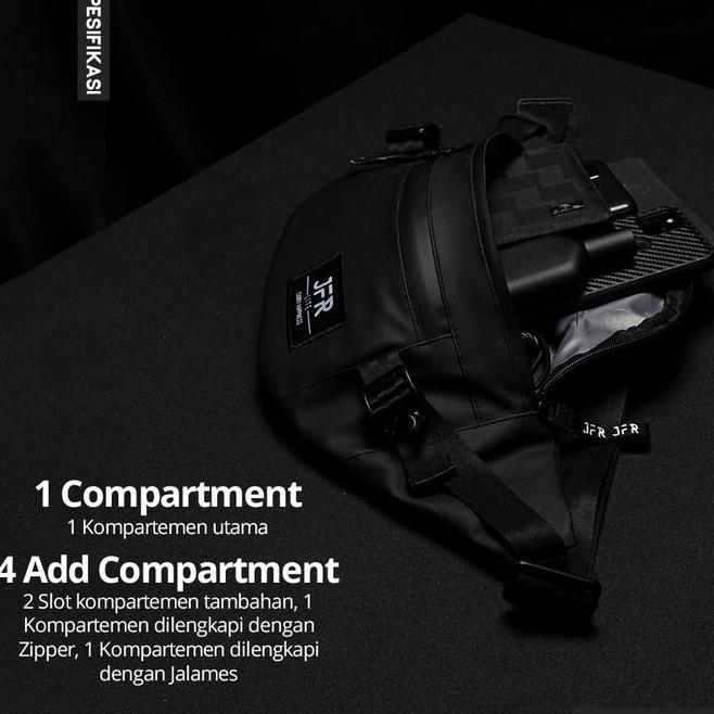 Jfr Lark Waist Bag Tas Selempang Bahan Bimo Pvc Jt43