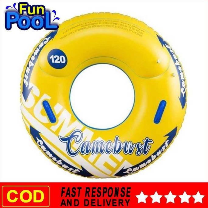 Promo Pelampung Renang Camburst Ruang Udara Ganda Untuk Anak dan dewasa 120cm Diskon