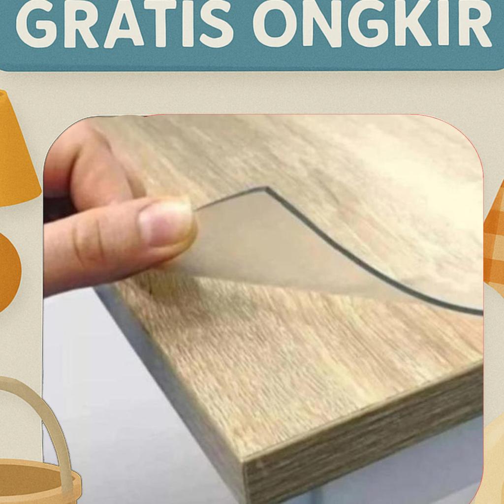 Plastik Taplak Meja 2Mm 90Cm X 180Cm