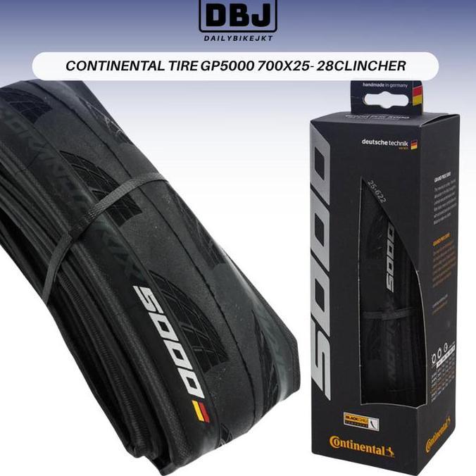 Promo Continental GP5000 700x25C 700x28C Clincher Original Ban Luar Continental 700C Diskon