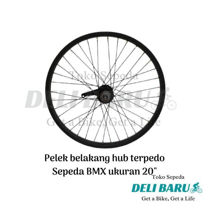 Pelek TORPEDO jadi ukuran 20 murni Velg Alloy hub belakang saja TERPEDO sepeda BMX