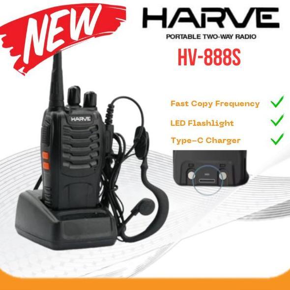 Handy Talky Harve HV-888s HT Harve 888s Single Band UHF