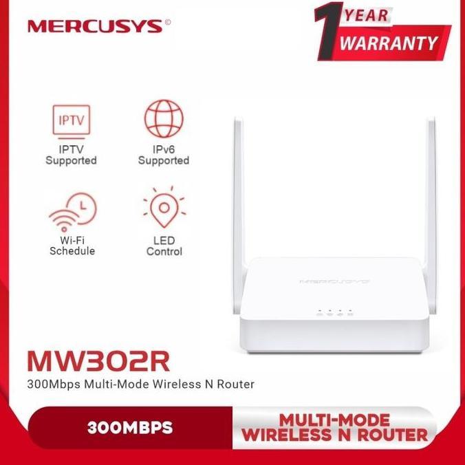 Mercusys MW302R Multi-Mode Wireless N Router 300Mbps Router Mercusys