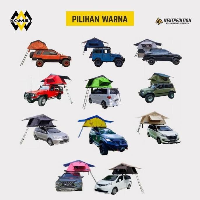 Terlaris Roof Tent / Rooftent Tenda Mobil Nextpedition (L) Large