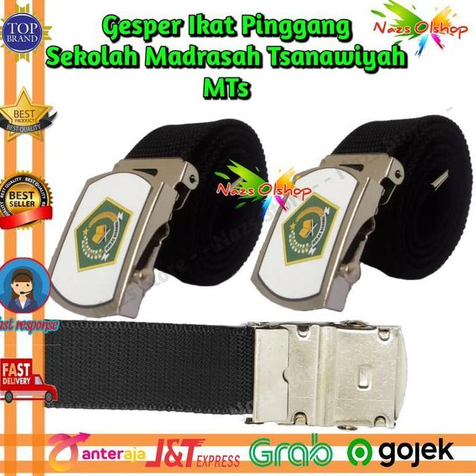 New- Gesper Ikat Pinggang Anak Sekolah MTs Madrasah Tsanawiyah Ukurn Sedang