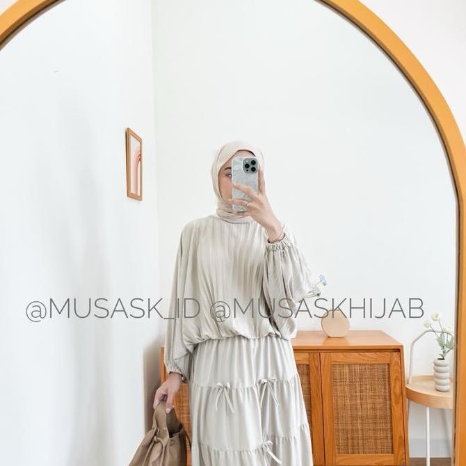 New- ATASAN PLISKET OVERSIZED / ATASAN PLISKET BATWING / BAJU PLISKET OVERSIZED / A07
