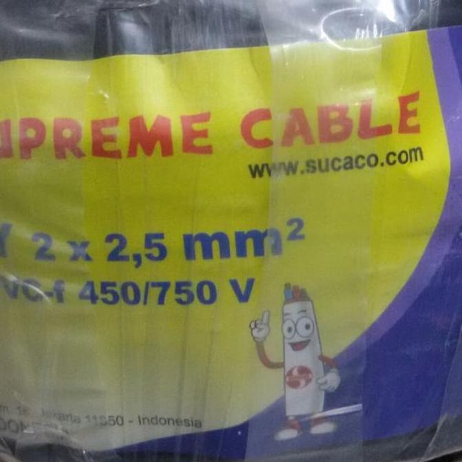 BEBAS ONGKIR - Supreme nyyhy 2x2.5/kabel serabut 2x2.5/kabel supreme/serabut 2x2.5