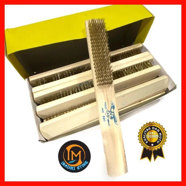 SIKAT KAWAT KUNINGAN HALUS MERK EAGLE / SIKAT BOKOR / SIKAT KAWAT KUNINGAN ASLI