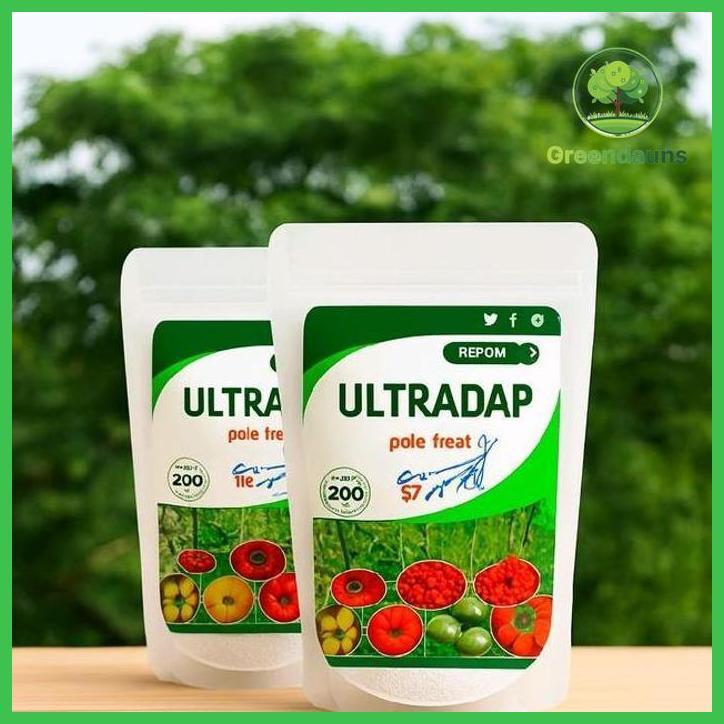 ULTRADAP KEMASAN REPACK 150GR PUPUK DAUN PREMIUM UNTUK PERTUMBUHAN AWAL TANAMAN SAYUR SERBUK PUTIH H