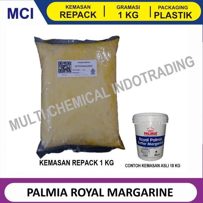 New- PALMIA ROYAL BUTTER MARGARINE - REPACK 1 KG / MENTEGA MARGARIN PALMIA