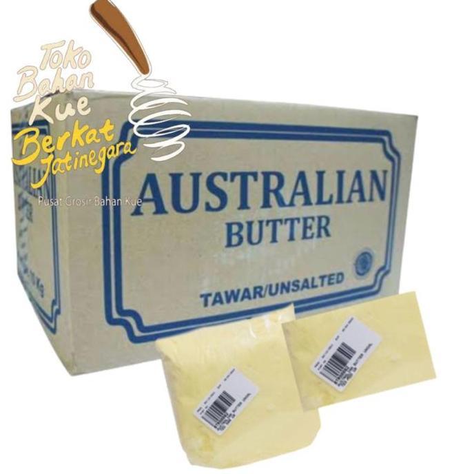 New- BUTTER UNSALTED AUSTRALIAN 250 GR / MENTEGA TAWAR