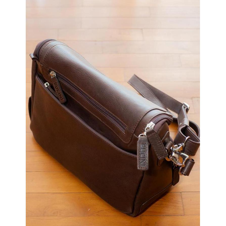 BUCINI Ekner S Leather Satchel Bag - Tas Slempang/Jinjing Kulit Wanita BUCINI Ekner