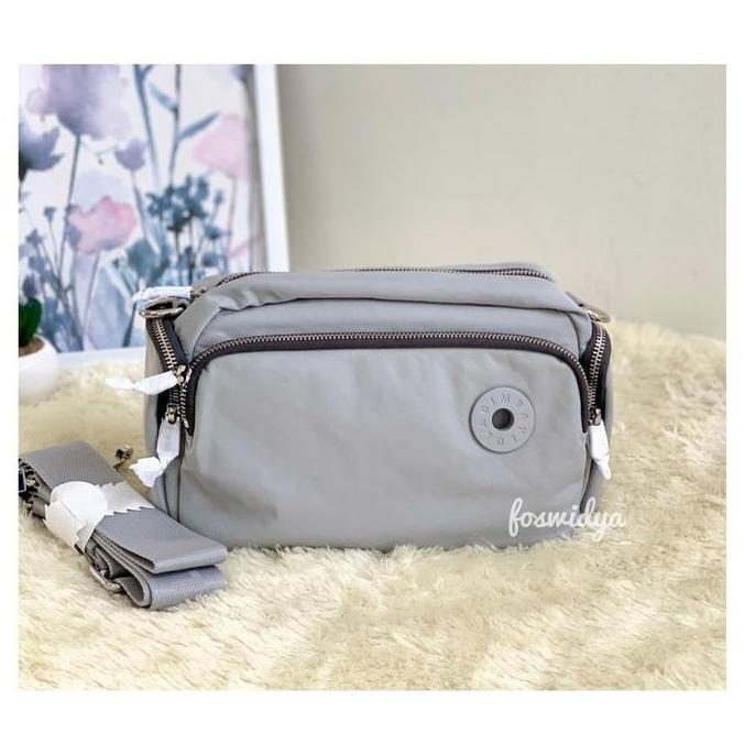 BYL Medium Crossbody Pocket Lht Grey - NEW