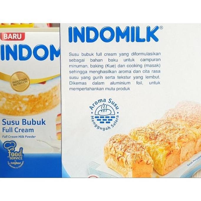 New- Susu Bubuk Indomilk 400Gr / Indomilk Susu Bubuk FullCream / Susu Indomilk FullCream / Milk Powd
