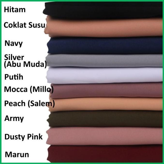 New- Segi 4 Wolfis Grade A 115 X 115 Cm Jilbab Segi Empat Wolpeace Syar'i