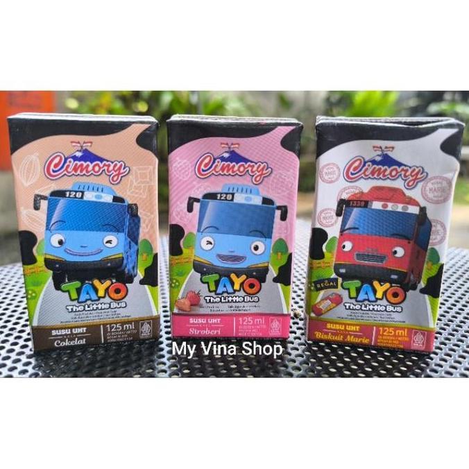 New- Susu Cimory UHT Fresh Milk 125 ml Tayo kartonan isi 40 pcs (KHUSUS )