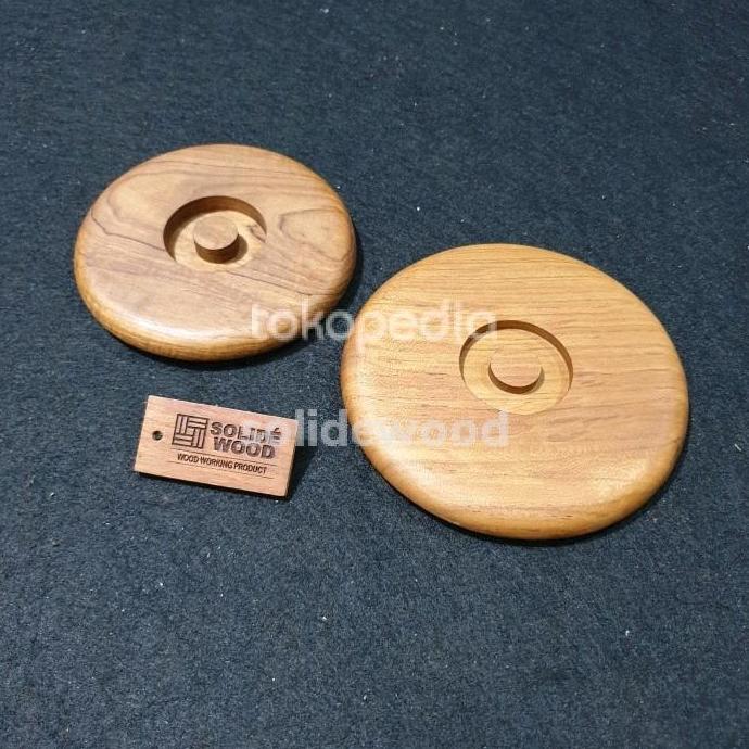 Tutup mangkok kayu MUS