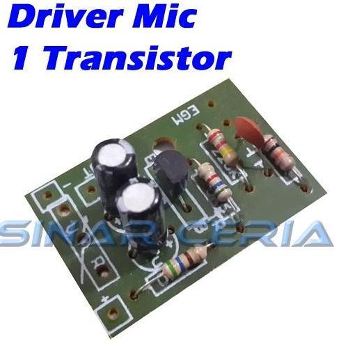 KIT PRE AMP MIC / DRIVER MIC 1 TRANSISTOR PENGUAT SINYAL MICROPHONE